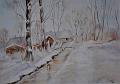 village en hiver